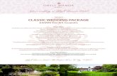 - 2020 - CLASSIC WEDDING PACKAGE £6999 for 65 Guests - Ghyll Manor · 2019. 10. 31. · Ghyll Manor Hotel -The Perfect Venue To Say “I DO”! Title: Ghyll Weddings Flyer Classic