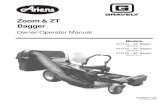 Zoom & ZT Baggerpdf.lowes.com/useandcareguides/751058037653_use.pdf · Always be aware of maximum sweep of bagger when turning. Always allow adequate clearance between bagger, personnel