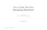 City of East Palo Alto Housing Element · Adopted May 5, 2015 . City of East Palo Alto Housing Element 1-1 1 INTRODUCTION Housing is a basic human necessity and the need for housing