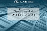 Plano Plurianual de Atividades 2018-2021€¦ · Plano Plurianual de Atividades 2018-2021 Introdução No prosseguimento da sua missão consultiva, instituída no quadro da Lei de