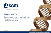 Maestro Cut - SCM Group cut utility... · Maestro Cut Utility 1 – Shape of template to be created 2 – Table of panels available in the warehouse 3 – Scheme of cut patterns generated