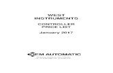 West Controller 2017 - OEM International ABmedia.oem.se/aut/oem_aut/oem_aut_uk/pdfs/price/west_17.pdfWest Pro8 ‐ Series 1/8 DIN Universal Industrial Controller Price Order Code KS50
