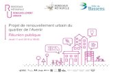 Projet de renouvellement urbain du quartier de l’Avenir Réunion … · 2019. 7. 22. · Renouvellement urbain du quartier de l’Avenir. 1. EQUIPEMENTS COMMUNAUX. Pôle d’animation