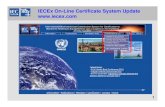 IECEx On-Line Certificate System Update €¦ · Dratt Certificate [admin] Certificate refl number First publication date [admin] To be accounted [admin] IECEx cert (Exca) Excas.