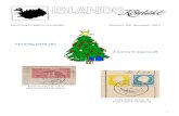 Glædelig jul til alle A merry X-mas to all€¦ · A merry X-mas to all Eneste kendte? Se side 6 Only known? Look page 6 Tidlig Tollur Se side 23 Early Tollur Look page 23 . 2 Islandsklubben