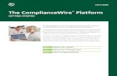 The ComplianceWire Platform · Platform Feature: ORGANIZATION NODE PROVIDES SECURITY The platform enables you to segment your organization based on the security concerns you may have