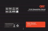 4 IP Video CVW Beamlink-QuadBeamLink Quad is a set of 4TX-to-1RX full-HD audio and video wireless transmission system. The 4 video channel transmission shares one wireless channel