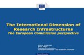 The International Dimension of Research Infrastructures · PDF file Integrating Activities •Access of non-EU Users to RI ... Takes into account international dimension Offers new