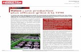 Valeo : une production plus efficace grâce à la TPM · 2020. 4. 16. · A l'heure du salon Maintenance-Expo, le Journal de la Production a visité l'un des utilisa-teurs les plus