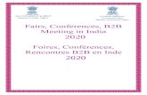 Fairs, Conferences, B2B Meetings in India 2020 · architects, real estate developers, hoteliers, equity investors, builders, engineers and designers from India and the world. The