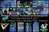 Athletics Teacher Professional Development Thursday ... Teacher PD.pdf · Athletics Teacher Professional Development Thursday February 9, 2017 3:30 - 6:00pm (Nitro Athletics 7:00