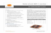 Data sheet MTi 1-series ·  2 Document MT0512P.D © Xsens Technologies B.V. Data sheet MTi 1-series 1 Table of Contents 2 GENERAL INFORMATION ..... 3