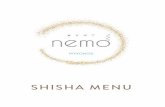 Nemo Mykonos - Beach - nemo shisha menu · 2018. 10. 4. · Όλες οι γεύσεις που χρησιµοποιούµε είναι “Al Fakher” All ﬂavors used are “Al