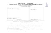 District of Columbia Office of the State Superintendent of ... · 2. District of Columbia Public Schools (“DCPS”) failed to comply with the May 12, 2013 Hearing Officer Determination