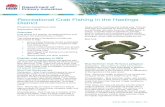 Recreational Crab Fishing in the Hastings District ... Recreational Crab Fishing in the Hastings District