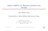 Status ARIES-AT Blanket and Divertor Design · March 20-21, 2000 ARIES-AT Blanket and Divertor Design, ARIES Project Meeting/ARR Presentation Outline • Blanket – Geometry and