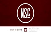 CORPS OF CADETS · CORPS MISSION STATEMENT. ... 26 Sep: Arkansas Game Corps Trip ... Ms Meredith Simpson, 979.458.2829, msimpson@tamu.edu. o Keys to Success o Excelling in Academics