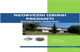 NEOBVEZNI IZBIRNI PREDMETIosbistrica.splet.arnes.si/files/2020/05/publikacija_NIP... · 2020. 5. 5. · Hello! Sem Marija Bohinjec (teacher Marja), učiteljica razrednega pouka in