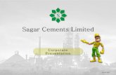 Sagar Cements Limited - WordPress.com · 2015. 5. 29. · FY 2015 FY2014 FY2013 FY2012 Markets Quantity % of Total Sales Quantity Sales (in Tonnes) Quantity % of Total Sales Quantity