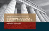 AND BENEFITS OF ACCOUNTABILITY COURT PROGRAMS Fo… · Accountability Court divisions based on the National Drug Court Institute and Substance Abuse and Mental Health Services Administration