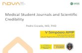 Medical Student Journals and Scientific Credibility€¦ · Pedro Alberto Escada, MD, PhD > MEDICAL STUDENT JOURNALS. TÍTULO DA APRESENTAÇÃO 1. Medical writing as an educational