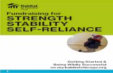 Fundraising for STRENGTH STABILITY SELF-RELIANCE · 1. Navigate to my.habitatchicago.org and click the green “Login” button in the top right menu. 2. Login with your existing
