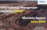 International Manganese Institute (IMnI) Monthly Report ... · 5 –Manganese ore production More details on Mn ore statistics are available here (for IMnI Members) 7 Global Mn ore