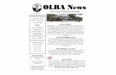 OLRA News · 2020. 5. 5. · reserving our cardio equipment. Please only reserve 24 hours in advance. We have added a Bosu Balance Trainer, foam roller and small bands to the workout