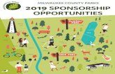 MILWAUKEE COUNTY PARKS 2019 SPONSORSHIP … · CENTERS offer affordable & accessible places for people to exercise, enjoy nature, ... Approx. 12.5mi 75,000+ Annual views Hansen Park
