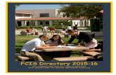 FCIS Directory 2015-16€¦ · 0 FCIS Directory 2015-16 1211 N. Westshore Blvd, Suite 612 * Tampa, FL 33607-4624 Phone: (813) 287-2820 * Fax: (813) 286-3025 Website: