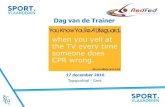Dag van de Trainer - Sport Vlaanderen...standaardisering van lesinhoud ! docent " efficiënt gebruik van werkvormen en leermiddelen: o.a. feedbacksystemen " specifieke vakkennis ->