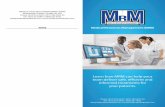 NOTES Medical Resources Management (MRM)dialysistechs.com/MRM FLYER.pdf · 2018. 7. 24. · • Assignment and monitoring of staff individual tasks • Report Queries (e.g. machine