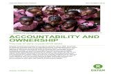ACCOUNTABILITY AND OWNERSHIP...Realizing this vision for aid does not necessarily require new commitments from donors. Many of the promises donors have made in the past, if implemented,