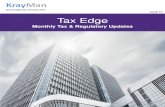 June 17 Tax Edge - Krayman Consultants LLPTax Edge Monthly Tax & Regulatory Updates Contents 02 Direct Tax Updates 03 International Taxation (Transfer Pricing) 01 Indirect Tax Updates