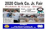 Judgeclarkcoag.com/.../07/2020-Final-Rabbit-Showbill.pdf · Jr. Fair Rabbits 800: Pet Rabbits 100: 4-H Pet Rabbit Buck 546 Kountry Kids ? 2496 Stitzel, Miranda Clark 2480 Sprowl,