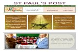 ST PAUL’S POST - Sisters of the Cross and Passioncrossandpassion.com/wp-content/uploads/2017/12/Pauls...ST PAUL’S POST St Paul’s Province Weekly Newsletter: 58 4 December 2017
