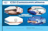 SMART HEALTHCARE - CSI INDIAcsi-india.org/downloads/pdf/CSIC March 2018.pdfDept. of Computer Science and Engineering, Rajalakshmi Engineering College, Chennai – 602 105. (E) div5@csi-india.org