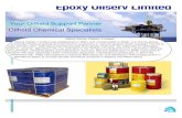 Epoxy Oilserv Oilfield brochure Rev2 (1) Nitrogen Quad Welding consumables Workshop tools Cleaning and maintenance chemicals Safety supplies, safety boot, googles, hand gloves Welding