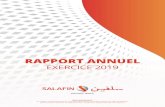 RAPPORT ANNUEL - Salafin · Rapport annuel / RSE - 2019 7 V. EVOLUTION DU COÛT DU RISQUE 2015-2019 Le niveau de risque 2019 s’établit à 2.75% (vs 3,07% en 2018) et revient au