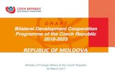 REPUBLIC OF MOLDOVA - United Nations …...Czech Republic in Moldova so far 3 Foto: František Zouhar, CzDA Priority country (2010-2017 Conception and 2018-2030 Strategy) Intergovernmental