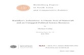 Kauṭilya's Arthaśāstra: A Classic Text of Statecraft and ...archiv.ub.uni-heidelberg.de/volltextserver/17144/2/Heidelberg Papers… · Heidelberg Papers in South Asian and Comparative