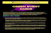 Penn Green Campus Partnership - Penn Sustainability · 2019. 12. 17. · paper and poster usage overall. We know flyers are great advertising tools, but try to reduce their usage