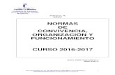 NORMAS DE CONVIVENCIA, ORGANIZACIÓN Y FUNCIONAMIENTO CURSO 2016 …ies-puertadecastilla.centros.castillalamancha.es/sites/ies... · AMPAs. La Carta de Convivencia, una vez elaborada,