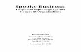 Spooky&Business - Il Cambiamento · 5 Introduction& Thebravenew&worldofcorporateespionage & " IntheUnitedStates,corporationshavehiredprivateinvestigatorssincethecolorfuland" enterprising"Allan"Pinkerton