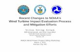 Recent Changes to NOAA’s Wind Turbine Impact Evaluation ... · Doppler radar designed to detect microbursts and weather targets 250 KW, C-band, ~0.55° “pencil” beam. AWEA Wind