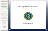 Home Incorporates Revised Safety Requirements DOE Project ... · Free Webinar DOE Project Management News Promoting Project Management Excellence ... In its place, the Integrated