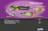 Winches - Barlow Trailers Ltd · 2019. 5. 28. · Trailers with winches We recommend that you use only Ifor Williams Trailers supplied winches on our trailers as these are speciﬁ