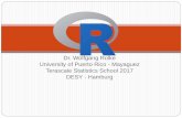 Dr. Wolfgang Rolke University of Puerto Rico - Mayaguez ...academic.uprm.edu/wrolke/research/Introduction-to-R.pdf · History of R S: language for data analysis developed at Bell
