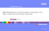 IBM WebSphere Transformation Extender (TX) High Level and ...public.dhe.ibm.com/partnerworld/pub/ws/websphere_tx_for_bps.pdf · Context Based Data and Usage Rules Many to Many Transformation