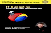 IT Budgeting 091511FINALitmanagerstore.com/wp-content/uploads/2012/01/IT... · Stock investors have one rule, , , make money. It’s really the only reason they buy your stock. Stock